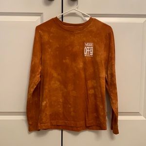 Orange Vans Long Sleeve